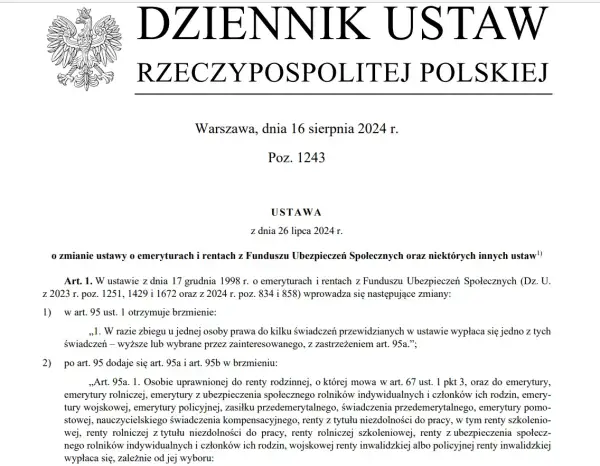 Renta wdowia - od kiedy można ją otrzymać i kto ma prawo do niej